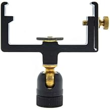 Brunton Ball & Socket Stability Mount for Pocket Transit Compass Non-Magnetic Aluminum/Brass Tripod Adapter with 1/4-20 Thread for Precise Level Azimuth & Inclination Readings