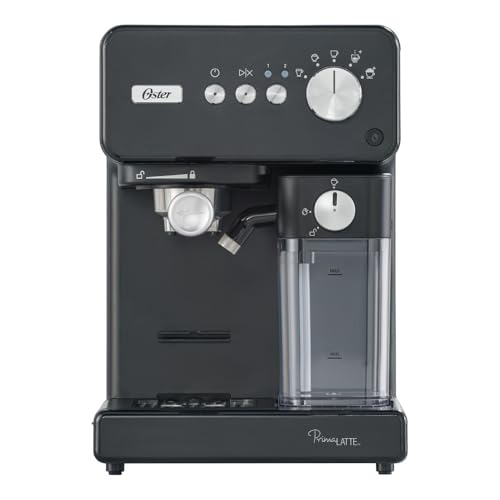 Consejos para Comprar Capuchinera Oster los mejores 5. 45 Oster Cafetera Automática de Espresso, PrimaLatte, con Auto-Frothing, para Latte y Cappuccino, Café Molido y Cápsulas, Limpieza Automática, Accesorios Incluidos, Color Negro,...