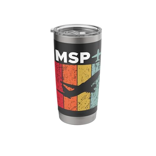 MSP minneapolis Airport Stainless Steel Insulated Tumbler
