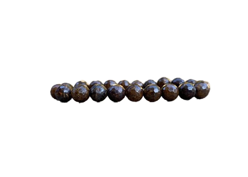 Bracelet bronzite 8mm pour lithothérapie, méditation et chance