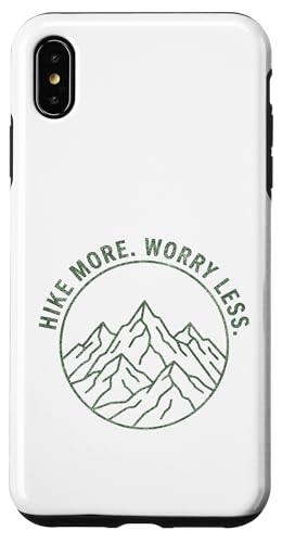 Hike More Worry Less �n�C�L���O �R �A�E�g�h�A �l�C�`���[ �n�C�J�[ �X�}�z�P�[�X iPhone XS Max �p