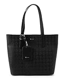 ティーケー タケオキクチ サフィアーノトートバッグ パスケース付き ブラック