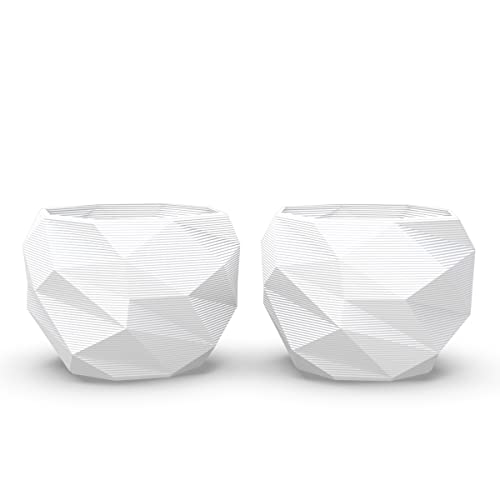 2 Vasos Cachepot Suculenta Ervas Decora Mesh Mini Pp58