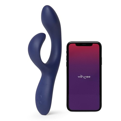 We-Vibe Nova 2 Rabbit Vibrator für Frauen - Vibrierendes Sexspielzeug für Klitoris und G-Punkt Stimulation - Flexibler Vibrator mit 10 Vibrationsmodi - App-gesteuert - Spiele für Paare - Midnight Blue