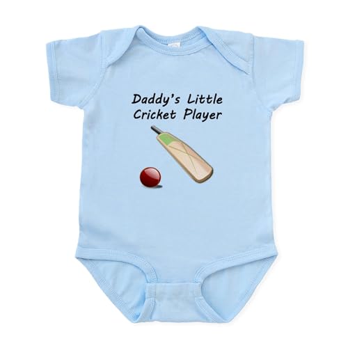 CafePress Daddys Little Cricket Player Body Suit Cute Infant Bodysuit Baby Romper