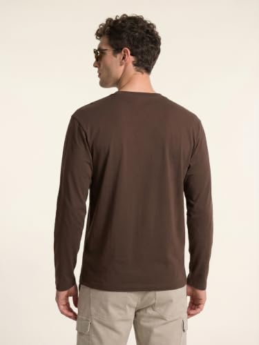 Image of Veirdo Men's Full Sleeve Printed T-Shirt | Trendy Graphic Print Tee