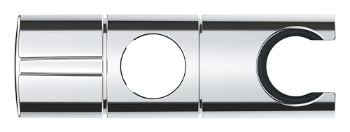 GROHE Vitalio, Duschkopfhalterung für Duschstange (Einstellung des Brausekopfes auf korrekte Höhe & Winkel, 22mm Durchmesser, für alle Standard Brausestangen geeignet, langlebig), chrom, 27723001