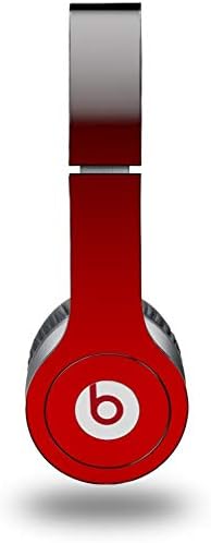 Skin Decal Wrap Works with Original Beats Solo HD Headphones Smooth Fades Red Black Skin Only (Headphones NOT Included)