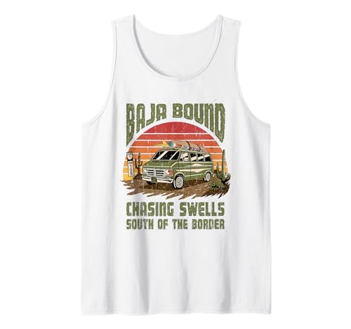 Road Trip & Surftrip por la Costa del Pacífico de Baja Camiseta sin Mangas