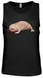 Camisa de Marcas Urban Backwoods Naked Mole Rat Hombre Camiseta Sin Mangas Men Tank Top Negro Talla S