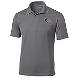 Sport Your Gear University of Alabama at Birmingham UAB Blazers Prime Athletic Logo Micropique Sport-Wick Golf Polo (Sport Gray - Large)
