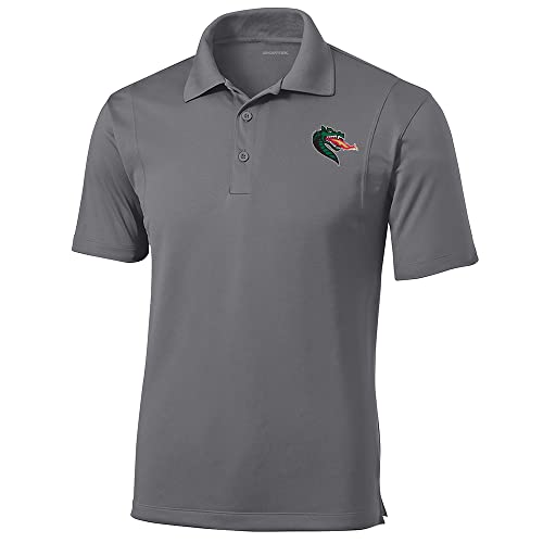 Sport Your Gear University of Alabama at Birmingham UAB Blazers Prime Athletic Logo Micropique Sport-Wick Golf Polo (Sport Gray - Large)