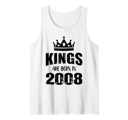 I re sono nati nel 2008 Compleanno 2008 Nato nel 2008 Canotta