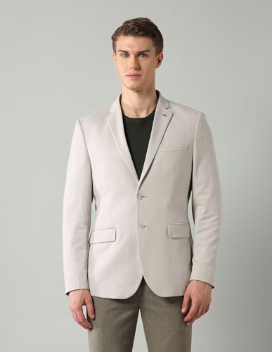 Image of Arrow Knitted Blazer for Men - Slim Fit, Button Closure Casual Blazer for Men