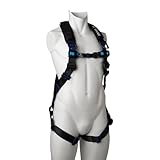 タイタン【TITAN】パンゲアハーネスキャニオン PACN-10A-BL-L (腿V字型/新規格 墜落制止用器具/軽量ハイグレード/ワンタッチバックル/肩・背中クッション標準装備/胸ベルト換装でフロントD環仕様が可能/スタッフバック付き/ Lサイズ/動き易い/着心地が良い/高いフィット感/黒色ベルト)