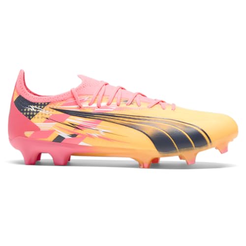 Tacos de fútbol para hombre Puma Ultra Ultimate naranja para suelo firme y sintético