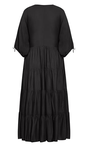 Image of City Chic Women's Plus Size Charlotte Tiered Dress
