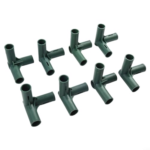 Connettori per telaio serra, connettori angolari per canne da giardino, resistenti per tralicci d'uva, protezione solare, capannoni e giardinaggio (4#)