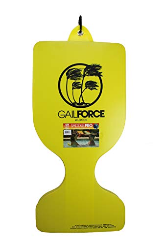 Flotador de sillín Gail Force amarillo: flota sin esfuerzo y sin pinchazos