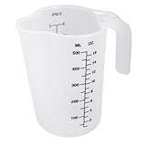 messbecher glas 1l Lacor Garantie LACOR Mass BEHÄLTER AUS POLIPROPILENE 500 ML