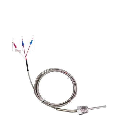 Sensor de temperatura tipo K resistente a 800 °C con cable de 2m para tuberías 6