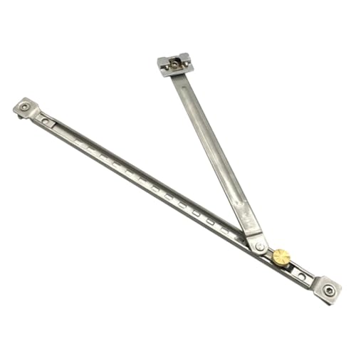NUOBESTY Limitador De Seguridad para Ventana Corredera Ajustable 30 Cm Barra De Metal Sin Perforación Soporte Antiviento Instalación Rápida Protección Doméstica