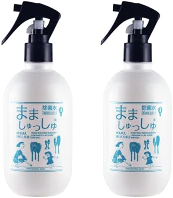 赤ちゃんや子どもにも安心・安全の除菌スプレー「まましゅっしゅ」300ml【キッズデザイン賞受賞】 (2本)