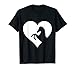 Carino Cuore Amante Del Cavallo Vestito Tshirt, Vintage Horse Heart Maglietta