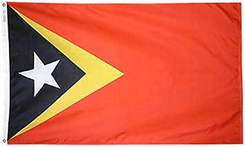 Annin Flagmakers East Timor Flag USA-Made to Official United Nations Design Specifications, 2 x 3 Feet Model 192320