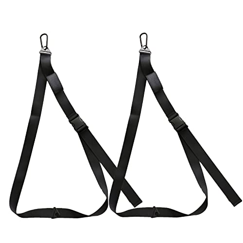 Deeall Kayak Wall Hanging Storage Strap Kayak Hoist Sling Sup Handles Paddle Board Hangers Kayak Storage Rack For Garage Indoor And Outdoor #TOP6