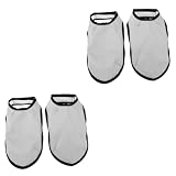 TOVINANNA 2 Paar Anti Bruch Schuhüberzug Haarschnitt Schuhe Umhang Friseur Schuhe Umhang Friseur Zubehör Friseur Schuhe Überzug Schutzschuhe Überschuhe Schuhe Protektoren