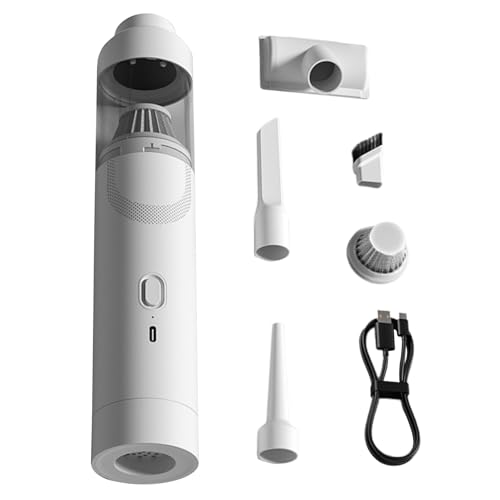 Genérico Aspirador para Coche - Aspirador Manual para Coche | Eliminador De Polvo para Alfombras De Camión Muebles De Casa Camping Asiento Pelo De Mascotas