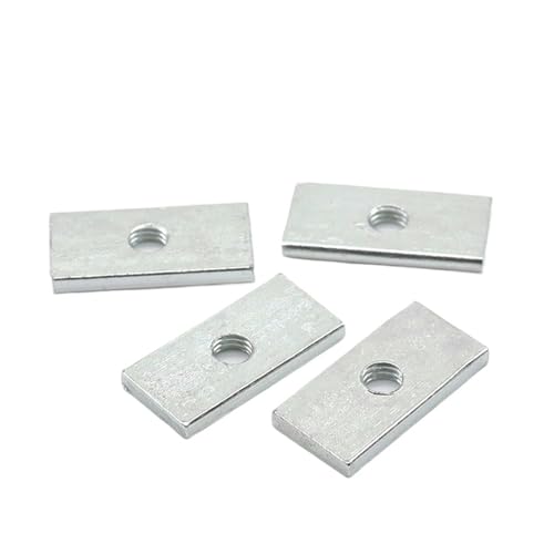 Écrou carré M4 mince pour rail aluminium, accessoire de fixation coulissant