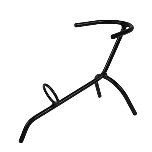 House of Warfare Soporte medieval de cuerno de hierro forjado a mano para cuernos de beber, soporte de cuerno de hidromiel vikingo, hecho de hierro resistente para exhibición y decoración (soporte de