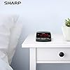 Sharp Digital Alarm Clock with Keyboard Style Controls, Battery Back-up, Easy to Use with Simple Operation, Black Case with Red LED Display #5
