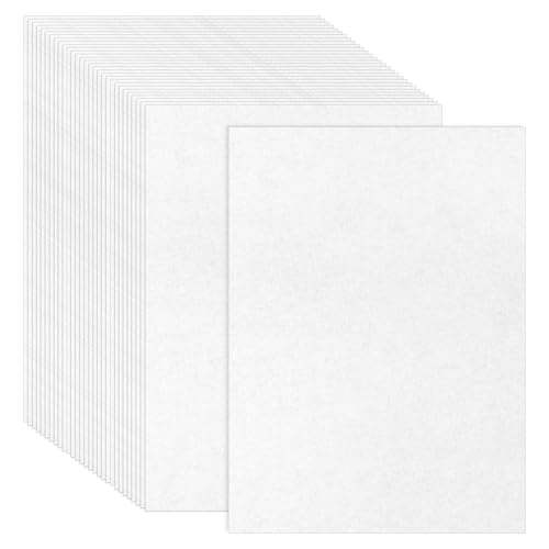 Prudiut 30 Pieces Shrink Plastic Sheets, Shrink Paper Shrink Art Paper for Crafts DIY Keychain Making(7.9 X 5.7 inch)