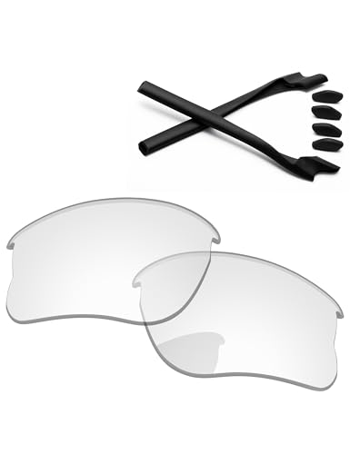 Image of Replacement Lenses & Rubber Kits for Oakley Half Jacket 2.0 XL OO9154 62mm - Precise Fit, UV Block, Impact Resistant