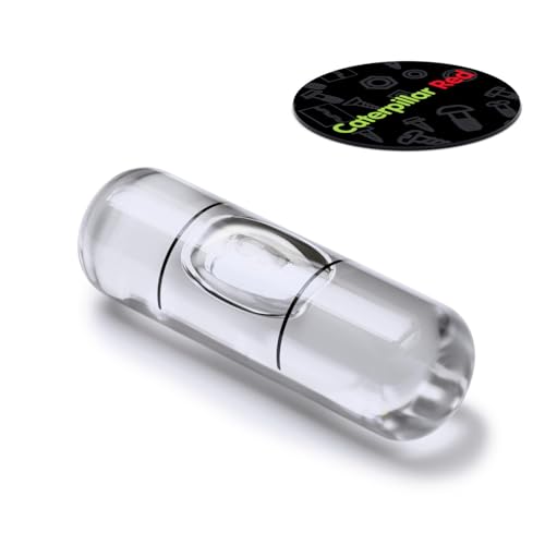 Ersatz Level Glas Flakon, Spirit Bubble Level, keine Feder, Akkurat, 25mm x 8mm - transparent klar
