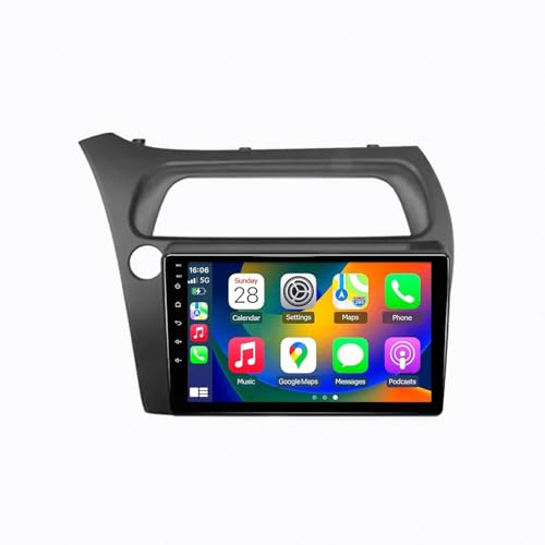 Radio Coche con cámara trasera para Honda Civic: aparca fácil y conecta CarPlay