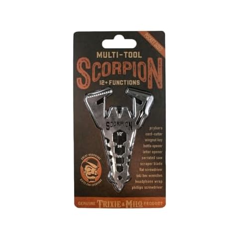 Trixie & Milo 2004677 Scorpion Multi-Tool44; Silver Cover