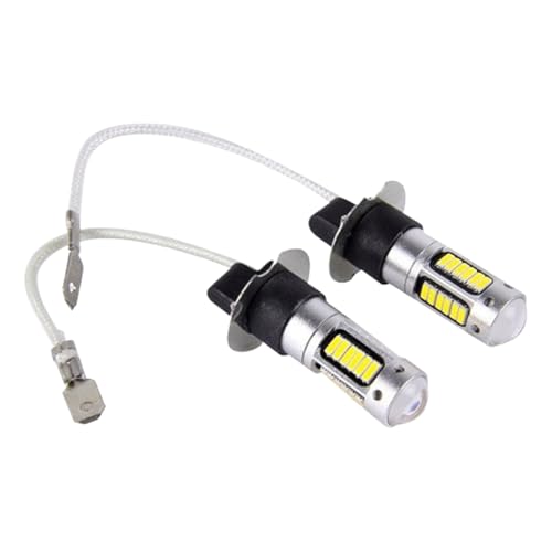 LED Fog Lights   2 Pieces Front Fog Lights | 12V Super Bright High Power Energy Efficient Headlight for Tractor Mower RV Marine Motorcycle Trailer Hood Lawn ATV Bumper Driving Safety Accessory Off