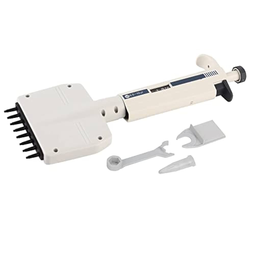 8-Channel Multichannel Pipett Adjustable Pipettor Micro