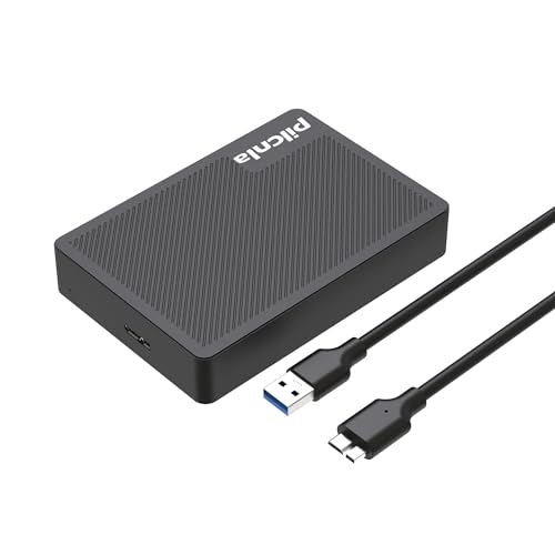 PILCNLA Ultra Slim Portable External Hard Drive USB3.0 HDD Storage for Xbox One X/S, Xbox 360,PS4,PC,Desktop,Laptop,MacBook,Chromebook (HDD1.2-1TB)