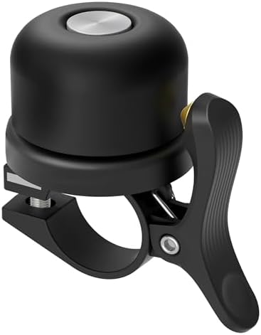 Bicycle Bell for AirTag 120dB, Bike Mount for AirTag GPS Tracker Waterproof Classic Brass Holder Hides Under Bike Bell Anti-Theft