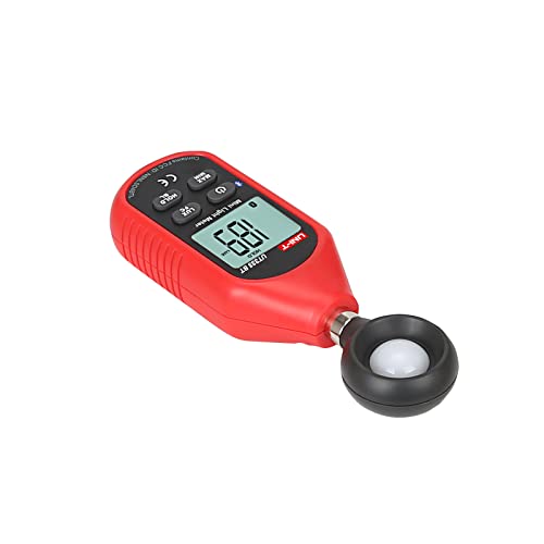 Uni-T Light Meter Ut383Bt Lux Meter Lumens Digital Illuminance Meter 0~199900 Lux (0~18500 Fc) Foot Candles Luxmeter For Film Photography Plants Photometer Lighting Intensity Brightness Measurement #TOP6