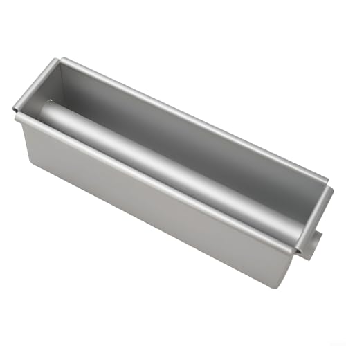 Molde de pan multipropósito de la elección del panadero de la torta cuadrada de la aleación de aluminio con la característica práctica del tubo central (B)