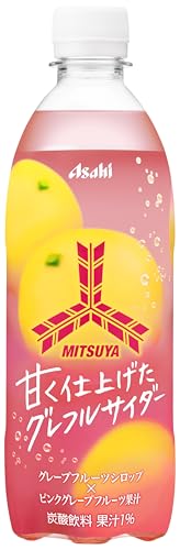 アサヒ飲料 三ツ矢 甘く仕上げたグレフルサイダー 500ml×24本 [サイダー]