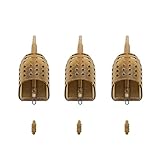 YOTO Futterkorb Feeder mit Dosierung und drehbarem Ring Pellet Feeder Käfig für Karpfenangeln 30g40g50g