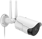 【双方向通話・130° 超広角】WEILAILIFE 防犯カメラ ワイヤレス 屋外 500万画素 監視カメラ 無線 デュアルアンテナセキュリティワイヤレスカメラシステム屋外ホーム WiFi 監視弾丸屋外カメラ 増設カメラ 追加カメラ