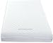 BUY ALL HERE Baby Cot Bed Mattress,Hypoallergenic Fabric, WaterProof, Extra Thick, Double Sided, Baby Travel Mattress With Removable Zip Cover, Colour White,Made in UK (100 x 70 x 7.5 CM)